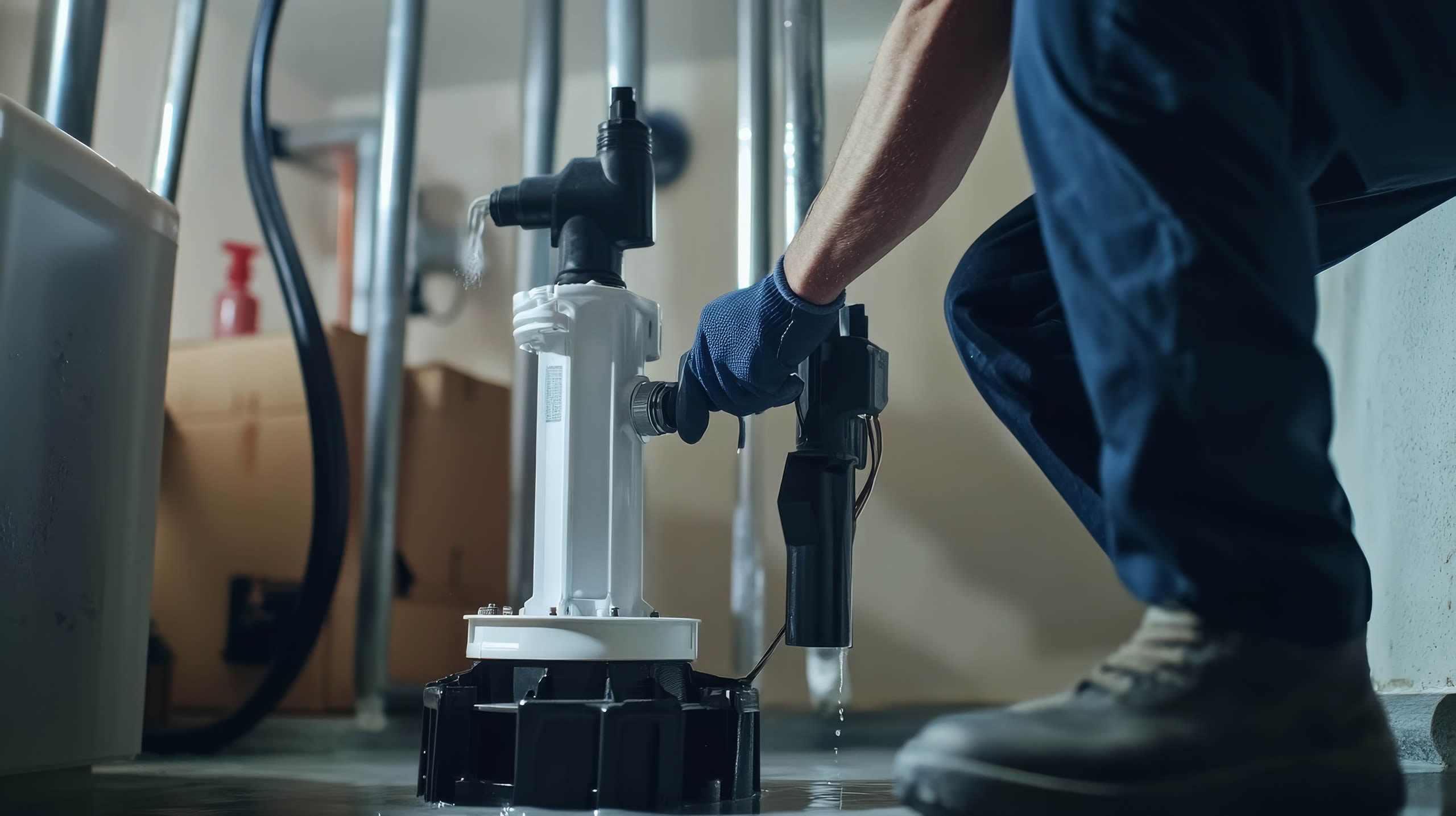 Sump Pump Replacement from Trinity Plumbing serving the Greater Cincinnati Tri-State area