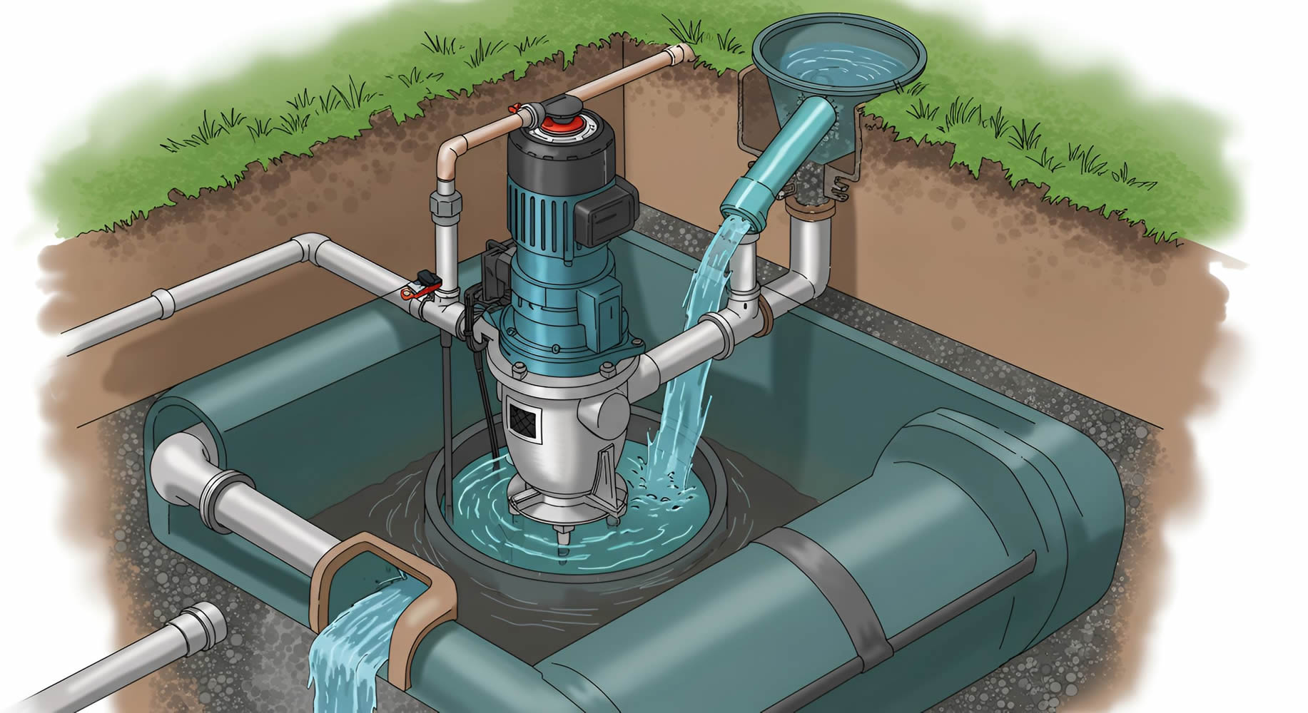 Sewage Ejector Pump Installation from Trinity Plumbing, New Richmond, OH, serving the greater Cincinnati Tri-State area